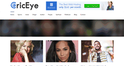Desktop Screenshot of criceye.com