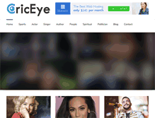 Tablet Screenshot of criceye.com